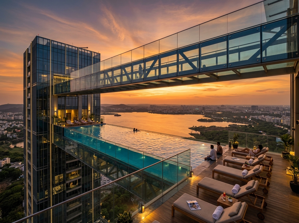 400ft Suspended Skybridge Horizon Infinity Pool